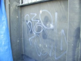 Graffiti na piaskowcu