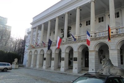 Pałac Lubomirskich w Warszawie - Widok z przodu